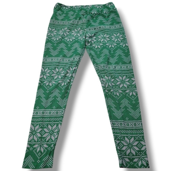 Lularoe Pants Size T/C W29"L28" Tall And Curvy LuLaRoe Leggings Holiday Leggings - Picture 1 of 7